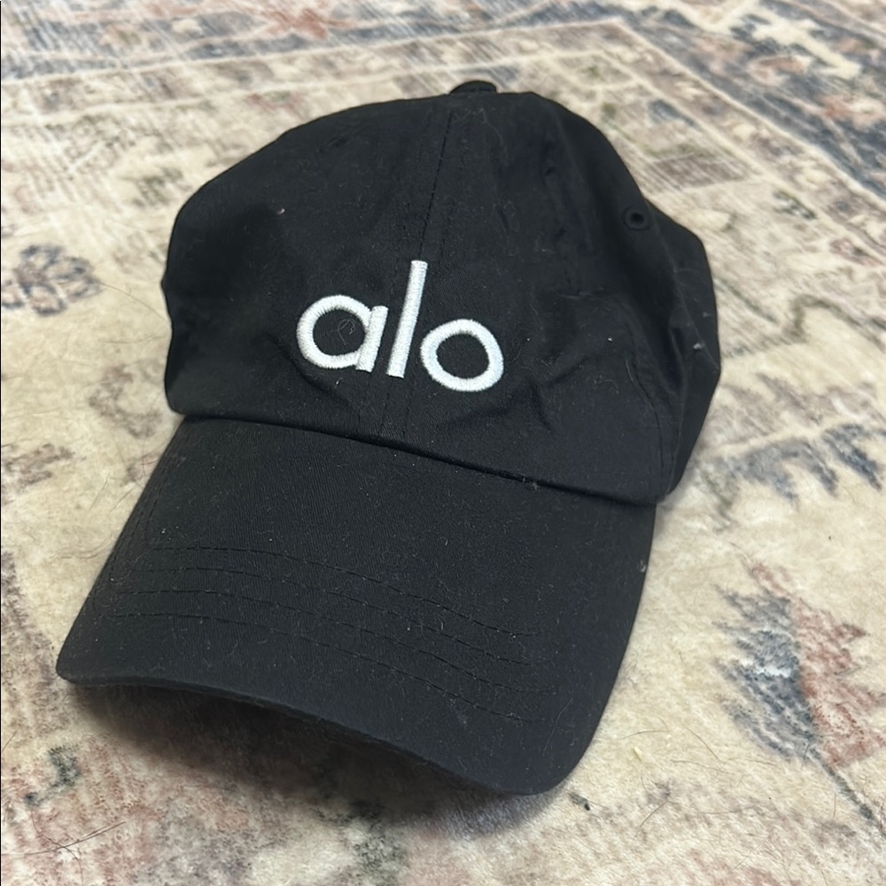 Alo Black Baseball Cap
